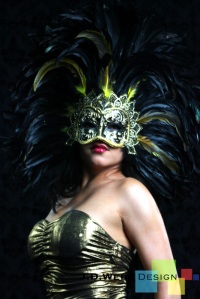 Masked lady. Photoshop World 2011.