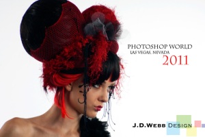 Photoshop World model. Red Hair Girl.